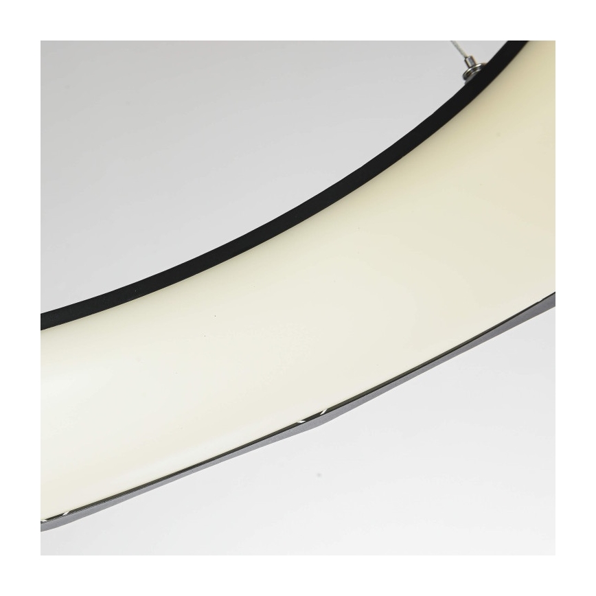 Lámpara colgante en cable REUS LED/36W/230V 4000K Ø 61 cm negra