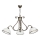 Lámpara colgante en cadena ANTICA 3xE27/60W/230V