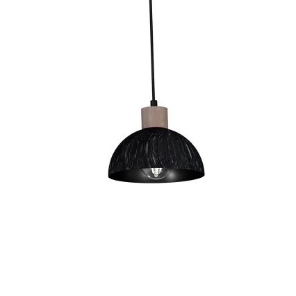 Lámpara colgante ERIK 3xE27/60W/230V marrón/negro