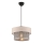 Lámpara colgante ERO 1xE27/60W/230V crema/gris