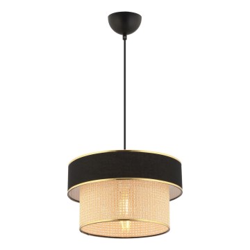 Lámpara colgante ERO 1xE27/60W/230V negra/beige