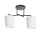 Lámpara colgante ESNYR 2xE27/40W/230V negro/blanco