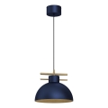 Lámpara colgante ESTATE 1xE27/15W/230V azul