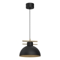 Lámpara colgante ESTATE 1xE27/15W/230V negro