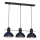 Lámpara colgante ESTATE MINI 3xE27/15W/230V azul
