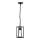 Lámpara colgante exterior MALMO 1xE27/15W/230V negro IP44