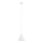 Lámpara colgante FABO 1xE27/15W/230V blanco