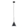 Lámpara colgante FABO 1xE27/15W/230V negro