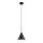 Lámpara colgante FABO 1xE27/15W/230V negro
