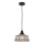 Lámpara colgante FACTORY 1xE27/11W/230V beige/negro