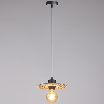 Lámpara colgante FALCO 1xE27/60W/230V diá. 20 cm beige