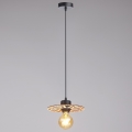 Lámpara colgante FALCO 1xE27/60W/230V diá. 20 cm beige