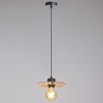 Lámpara colgante FALCO 1xE27/60W/230V diá. 20 cm beige