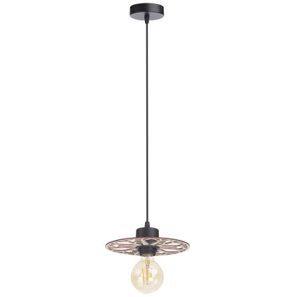 Lámpara colgante FALCO 1xE27/60W/230V diá. 20 cm beige