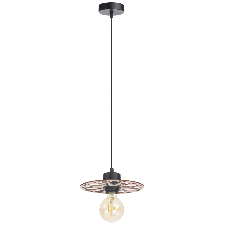 Lámpara colgante FALCO 1xE27/60W/230V diá. 20 cm beige