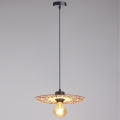 Lámpara colgante FALCO 1xE27/60W/230V diá. 30 cm beige
