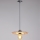 Lámpara colgante FALCO 1xE27/60W/230V diá. 30 cm beige
