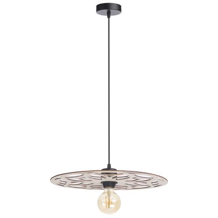Lámpara colgante FALCO 1xE27/60W/230V diá. 40 cm beige