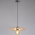 Lámpara colgante FALCO 1xE27/60W/230V diá. 40 cm beige