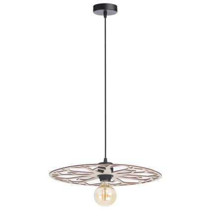 Lámpara colgante FALCO 1xE27/60W/230V diá. 40 cm beige