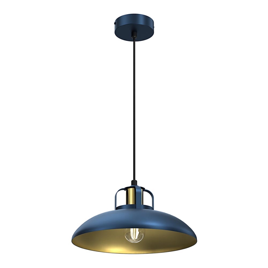 Lámpara colgante FELIX 1xE27/60W/230V azul