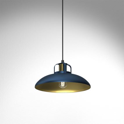 Lámpara colgante FELIX 1xE27/60W/230V azul