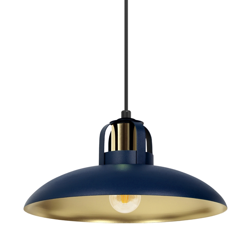 Lámpara colgante FELIX 1xE27/60W/230V azul