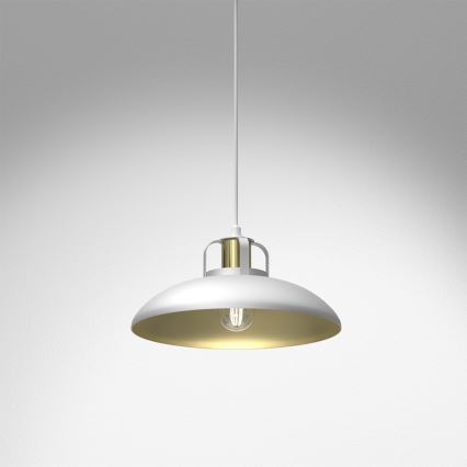 Lámpara colgante FELIX 1xE27/60W/230V blanco