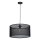 Lámpara colgante FELIX 1xE27/60W/230V negra