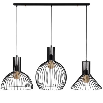 Lámpara colgante FELLINI 3xE27/100W/230V