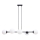 Lámpara colgante FIRA 5xE27/60W/230V negro