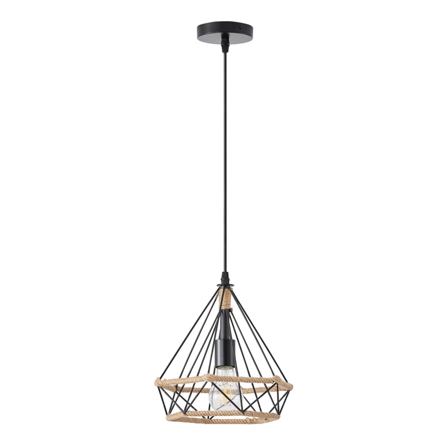 Lámpara colgante FLARE 1xE27/15W/230V diá. 25 cm beige
