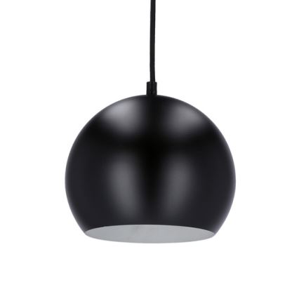 Lámpara colgante FLEN 1xE27/40W/230V diá. 20 cm negro