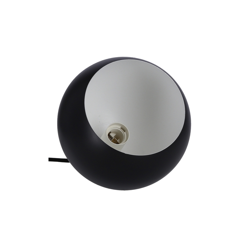 Lámpara colgante FLEN 1xE27/40W/230V diá. 20 cm negro