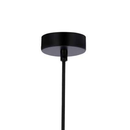 Lámpara colgante FLEN 1xE27/40W/230V diá. 20 cm negro