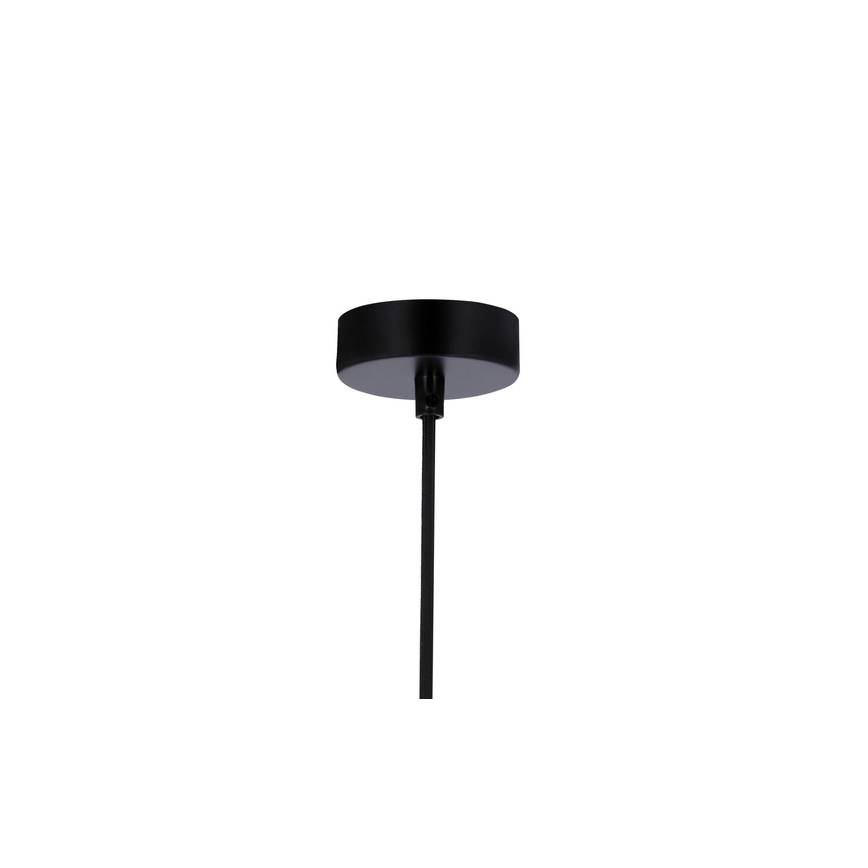 Lámpara colgante FLEN 1xE27/40W/230V diá. 20 cm negro