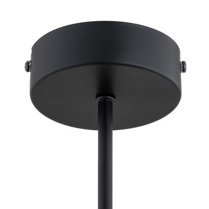 Lámpara colgante FOTON 4xE14/10W/230V negro