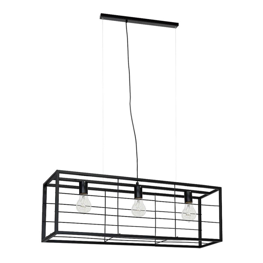 Lámpara colgante FRAME 3xE27/60W/230V