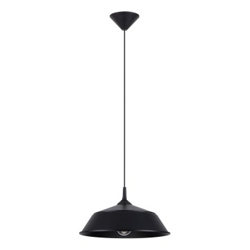 Lámpara colgante FRIKA 1xE27/15W/230V diá. 34 cm negro
