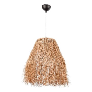 Lámpara colgante FRINGE 1xE27/40W/230V rafia