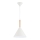 Lámpara colgante FUKS 1xE27/15W/230V color crema/beige