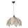 Lámpara colgante FUME 1xE27/40W/230V diámetro 40 cm negro/beige