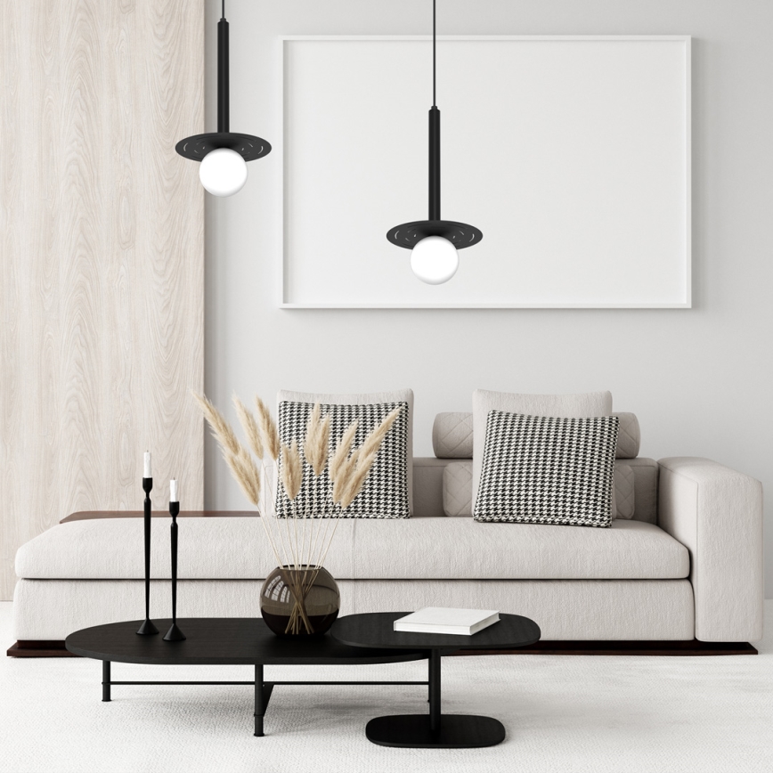 Lámpara colgante FUTURA 1xG9/7W/230V negro