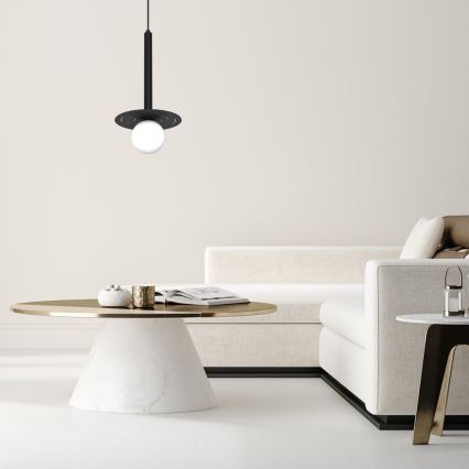 Lámpara colgante FUTURA 1xG9/7W/230V negro