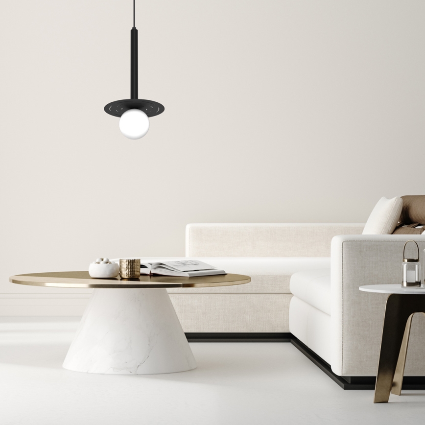 Lámpara colgante FUTURA 1xG9/7W/230V negro