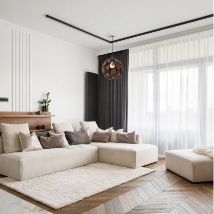 Lámpara colgante GAIA 1xE27/60W/230V diámetro 30 cm