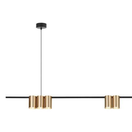 Lámpara colgante GENESIS 7xGU10/8W/230V dorado