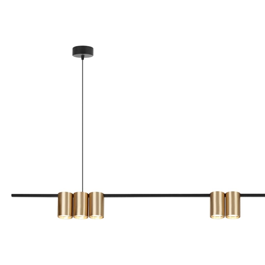 Lámpara colgante GENESIS 7xGU10/8W/230V dorado