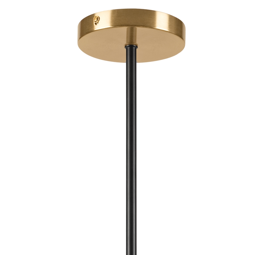 Lámpara colgante GEORGIA 5xG9/5W/230V dorado/beige ahumado