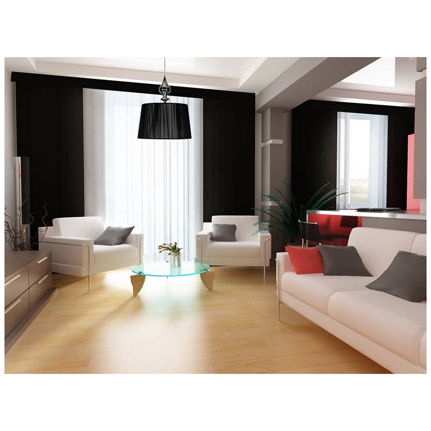 Lámpara colgante GILLENIA 1xE27/60W/230V